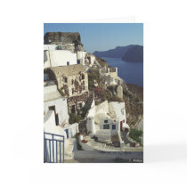Santorini card  (blank inside)