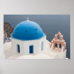 Santorini Church Print