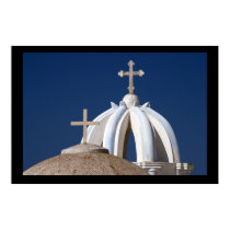 Santorini Churches. Poster by cARTerART posters by cARTerART Santorini Churches. Poster by cARTerART posters
