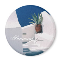 Santorini, Greece Magnet