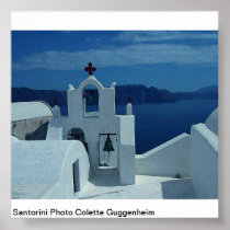 Santorini Greece Photo Colette Guggenheim Poster