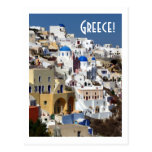 Santorini, Greece Post Card