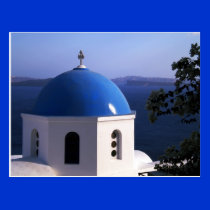 Santorini Greece postcards
