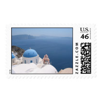 Santorini Greece Postage Stamp