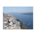 Santorini Greece Postcard