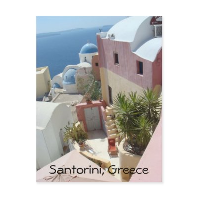 Santorini, Greece Postcards by toesinthesand