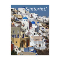 Santorini, Greece postcards