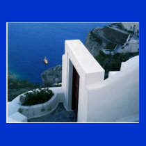 Santorini Greece postcards