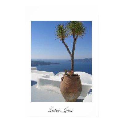 Santorini, Greece Print by jendub