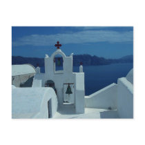 Santorini Island Greece Postcard
