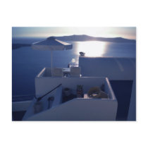 santorini Island Greece Postcard