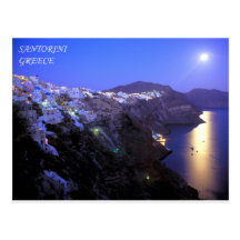 SANTORINI NIGHT POSTCARDS