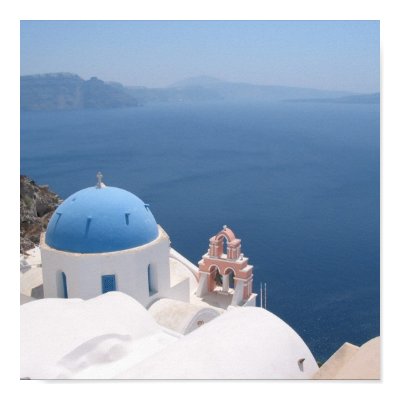 Santorini Poster by catchthenextwave