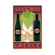 Santorini Poster posters