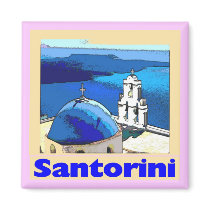 Santorini Poster magnets