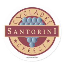 Santorini-Sticker