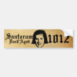 Santorum 1012 bumper stickers