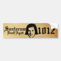 Santorum 1012 bumper stickers