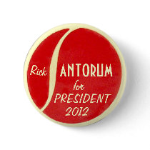 Santorum 2012 button