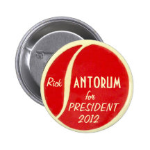 Santorum 2012 button