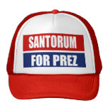 SANTORUM 2012 HATS