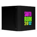 SANTORUM 2012 NEON binders