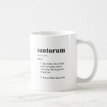Santorum Definition - Mug