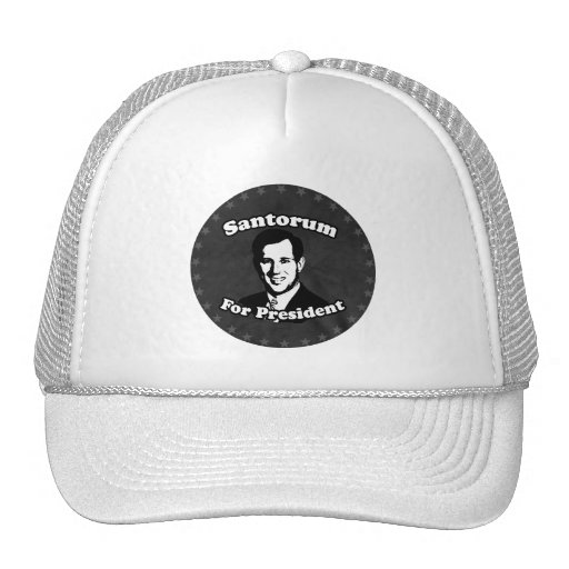 SANTORUM FOR PRESIDENT 2012 TRUCKER HATS
