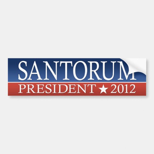 Santorum for President Bumper Stickers