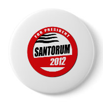 SANTORUM FOR PRESIDENT BUTT PINBACK BUTTON