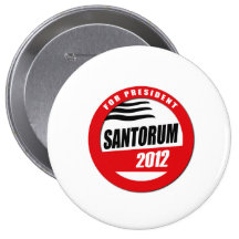 SANTORUM FOR PRESIDENT BUTT PINBACK BUTTON