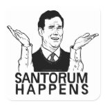 Santorum Happens Sticker