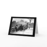 Santos Dumont Airplane Car 1909 Card