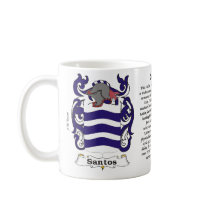 Santos Family Coat of Arm mug