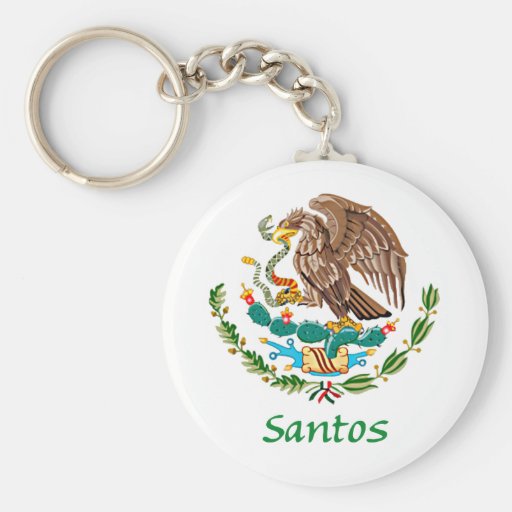 Santos Mexican National Seal Key Chain