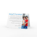Santosh and Sarah Announcement card