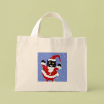 Santy Cat Tote Bag by disgustedcats Santy Cat Tote Bag