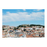 Sao Jorge Castle in Lisbon, Portugal Print