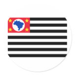 São Paulo, Brazil Flag stickers