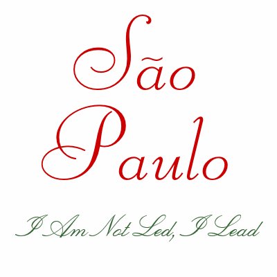 SAO PAULO, BRAZIL POLO T-SHIRT by TravisTeel