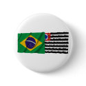 São Paulo & Brazil Waving Flags buttons