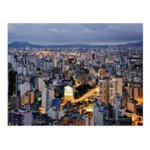 Sao Paulo Cityscape 2 Postcard