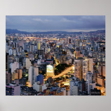 Sao Paulo Cityscape 2 Print