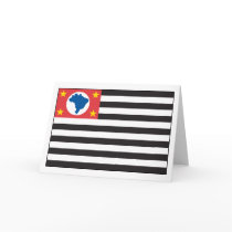 Sao Paulo Flag Greeting Card by FlagTshirts Sao Paulo Flag Greeting Card