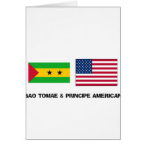 Sao Tomae & Principe American Greeting Card