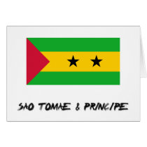 Sao Tomae & Principe Flag cards by flagshirt Sao Tomae & Principe Flag cards