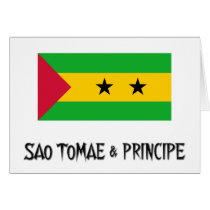 Sao Tomae & Principe Flag cards by flagshirt Sao Tomae & Principe Flag cards