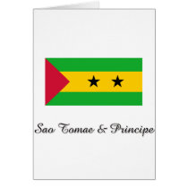 Sao Tomae & Principe Flag Design cards by flagshirt Sao Tomae & Principe Flag Design cards