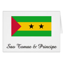 Sao Tomae & Principe Flag Design cards by flagshirt Sao Tomae & Principe Flag Design cards