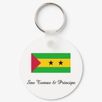 Sao Tomae & Principe Flag Design keychains